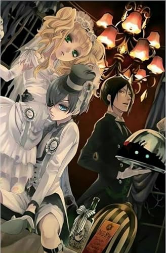 Puzzle 2000 Teile, Schwarz, Brina Palencia, japanische Anime-Poster für Erwachsene und Familien, Dekompressionsspielzeug, Qz325Yk, 70 x 100 cm Puzzle 2000 Teile, Schwarz, Brina Palencia, japanische Anime-Poster für Erwachsene und Familien, Dekompressionsspielzeug, Qz325Yk, 70 x 100 cm von KUTDE