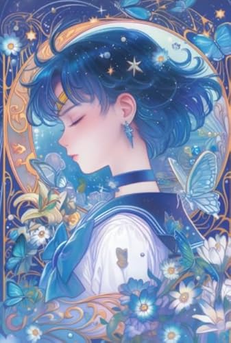 Puzzle 2000 Teile, klassischer Anime-Charakter Tsukino Usagi, Mond-Poster für Stressabbau-Spiel zu Hause, Vg161Gz, 70 x 100 cm von KUTDE