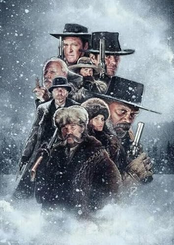Puzzle 2000 Teile Actionfilm The Hateful Eight Poster Dekompressionsspiel für Spielzeug für Erwachsene Qz156Yk 70x100CM von KUTDE