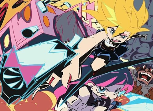 Puzzle 2000 Teile Animes Hiroyuki Imaishi Garterbelt Poster Buntes Geschicklichkeitsspiel für die ganze Familie Erwachsene Xq12Zp 70x100CM von KUTDE