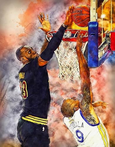 Puzzle 2000 Teile Basketballspieler 23 Posterpuzzles für Erwachsene Lernspielzeug Vy4Nt 70x100CM von KUTDE
