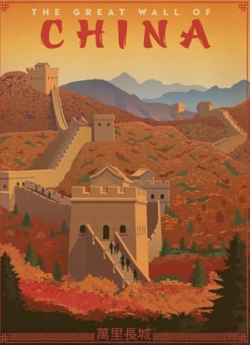 Puzzle 2000 Teile Chinesische Mauer Poster Puzzle Für Erwachsene Lernspiel Familiendekompressionsspielzeug Qz725Yk 70x100CM von KUTDE