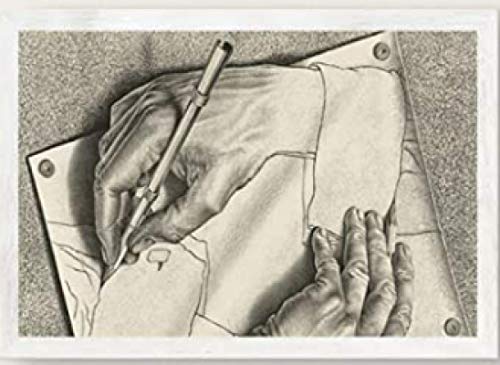 Puzzle 2000 Teile Escher Geometrisches Kunstwerk Modernes Abstraktes Kunstplakat für Erwachsene Kinder Spiele Lernspielzeug Wq106Xz 70x100CM von KUTDE