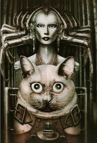 Puzzle 2000 Teile HRGiger Abstrakte Kunst Poster Spielzeug Erwachsene Dekompressionsspiel Qw188Zp 70x100CM von KUTDE