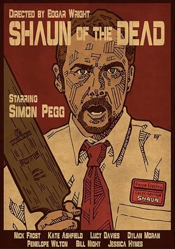 Puzzle 2000 Teile Horrorfilm Shaun of The Dead Poster Dekompressionsspiel für Spielzeug für Erwachsene Gt531Zw 70x100CM von KUTDE