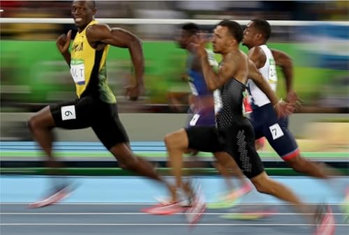 Puzzle 2000 Teile Jamaikanische Athleten Usain.B Poster für Erwachsene Familie Dekompressionsspielzeug Gt344Zw 70x100CM von KUTDE