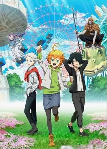 Puzzle 2000 Teile Japanische Animes Neverlands Poster Dekompressionsspiel für Spielzeug für Erwachsene Qw227Zp 70x100CM von KUTDE