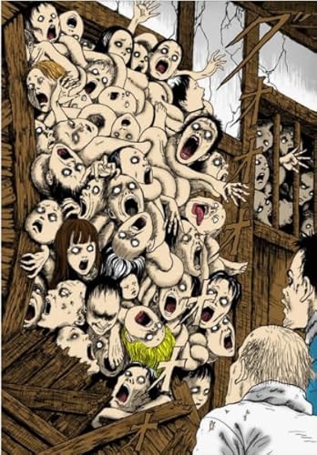 Puzzle 2000 Teile Japanische Horrorillustrationen Junji.Ito Poster für Erwachsene Kinder Spiele Lernspielzeug Kx79Zy 70x100CM von KUTDE