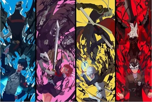 Puzzle 2000 Teile Japanische Spiele Animation P.5 Poster Poster für Erwachsene Dekompressionsspielzeug Vy320Nt 70x100CM von KUTDE