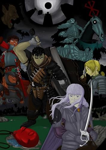 Puzzle 2000 Teile Japanisches Anime-Berserks-Poster für Erwachsene, Familienspiele, Lernspielzeug, Xq265Zy, 70 x 100 cm von KUTDE