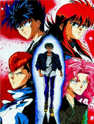 Puzzle 2000 Teile Japanisches Anime-Hakusho-Poster für Erwachsene, Familienspiele, Lernspielzeug, Gt387Zw, 70 x 100 cm von KUTDE