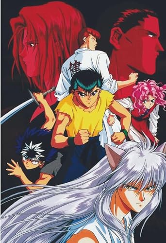 Puzzle 2000 Teile Japanisches Anime-Hakusho-Poster für Erwachsene, Familienspiele, Lernspielzeug, Gt389Zw, 70 x 100 cm von KUTDE