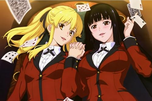 Puzzle 2000 Teile Japanisches Anime-Poster „Kakeguruis“, Dekompressionsspiel für Spielzeug für Erwachsene, Xq21Zy, 70 x 100 cm von KUTDE