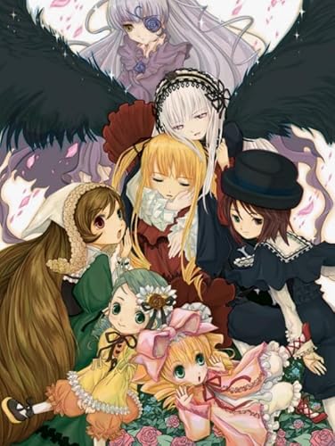 Puzzle 2000 Teile Japanisches Anime-Poster „Rozens Maiden“ für Dekompressionsspielzeug für Erwachsene und Familien Gt374Zw 70x100CM von KUTDE