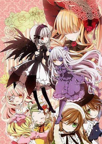 Puzzle 2000 Teile Japanisches Anime-Poster „Rozens Maiden“ für Dekompressionsspielzeug für Erwachsene und Familien Gt376Zw 70x100CM von KUTDE