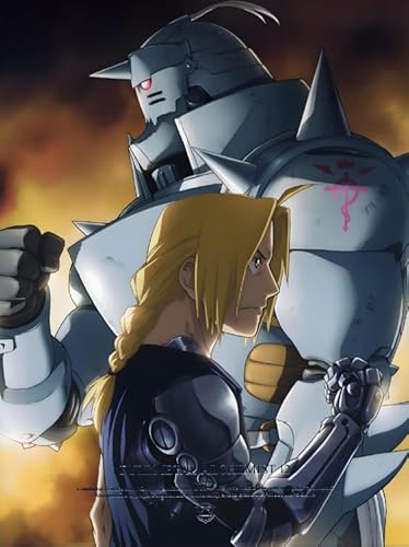 Puzzle 2000 Teile Japanisches Anime-Poster Fullmetal Alchemys für Erwachsene und Familien, Dekompressionsspielzeug, Xq409Zy, 70 x 100 cm von KUTDE