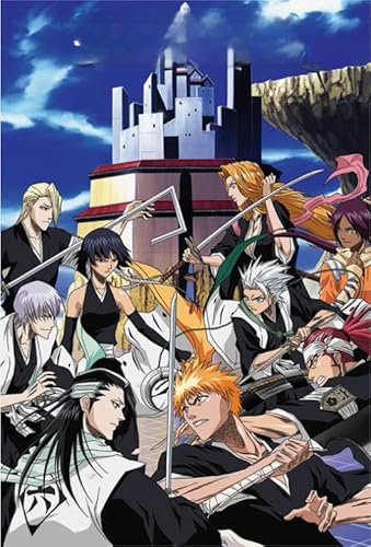 Puzzle 2000 Teile Japanisches Anime-Poster Kurosaki Bleachs, Dekompressionsspiel für Spielzeug für Erwachsene, Xq319Zy, 70 x 100 cm von KUTDE