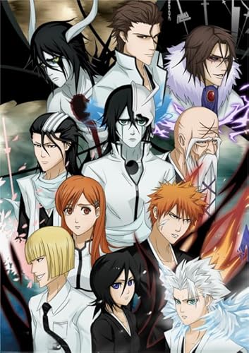 Puzzle 2000 Teile Japanisches Anime-Poster Kurosaki Bleachs, Dekompressionsspiel für Spielzeug für Erwachsene, Xq320Zy, 70 x 100 cm von KUTDE