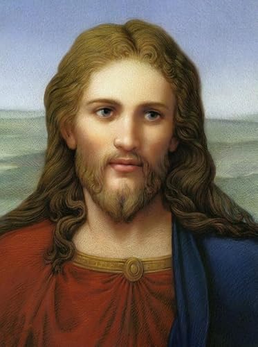 Puzzle 2000 Teile Jesus Ölgemälde Poster Puzzle für Erwachsene Lernspiel Familiendekompressionsspielzeug Gt262Zw 70x100CM von KUTDE