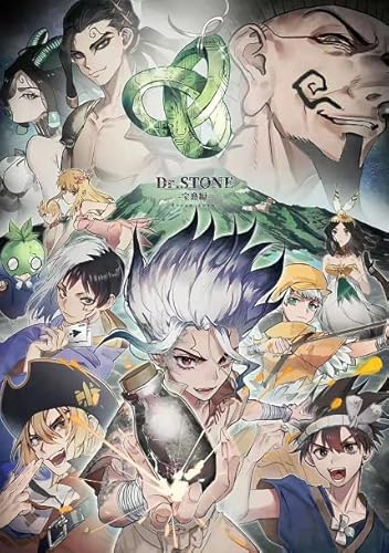 Puzzle 2000 Teile Klassisches Anime Ishigami Senkuu Japan Poster Puzzle Stressabbauspiel für Zuhause Vw101Qp 70x100CM von KUTDE