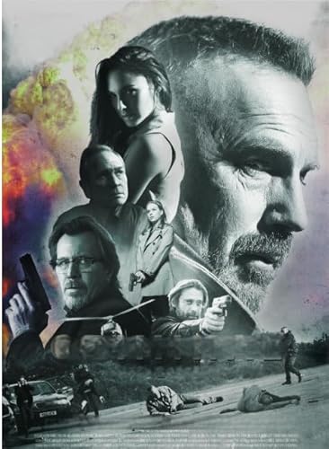 Puzzle 2000 Teile Krimi-Action-Thriller-Filmplakat Spielzeug für Erwachsene Dekompressionsspiel Kx652Zy 70x100CM von KUTDE