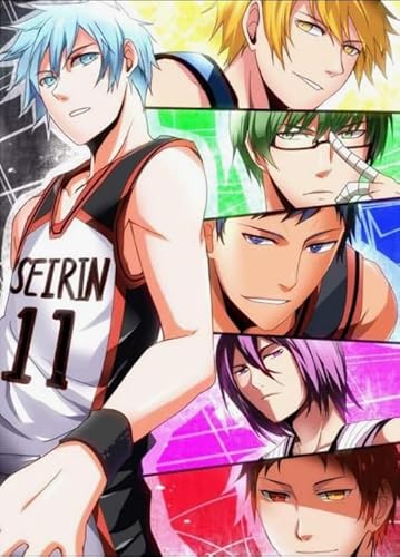 Puzzle 2000 Teile Kurokos Japanisches Anime-Poster für lustiges Puzzlespielzeug für Erwachsene Vy98Nt 70x100CM von KUTDE