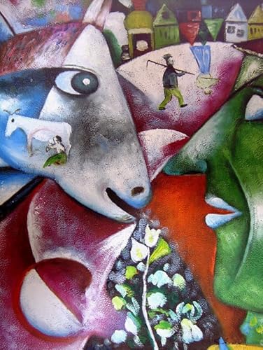 Puzzle 2000 Teile Mchagall Kunstwerk Poster Reproduktion Spielzeug Erwachsene Dekompressionsspiel Qw398Zp 70x100CM Puzzle 2000 Teile Mchagall Kunstwerk Poster Reproduktion Spielzeug Erwachsene Dekompressionsspiel Qw398Zp 70x100CM von KUTDE