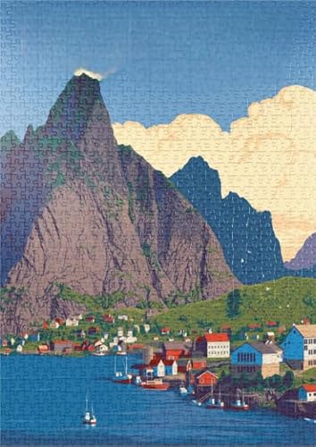 Puzzle 2000 Teile Norwegische Landschaften Poster für Erwachsene Familiendekompressionsspielzeug Qz795Yk 70x100CM von KUTDE