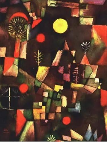 Puzzle 2000 Teile P.Klees Kunstwerk Poster Reproduktion Spielzeug Erwachsene Dekompressionsspiel Xq579Zy 70x100CM von KUTDE