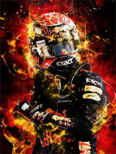 Puzzle 2000 Teile Rennfahrer F1 Kunstplakat Dekompressionsspiel Für Erwachsene Spielzeug Qz818Yk 70x100CM von KUTDE