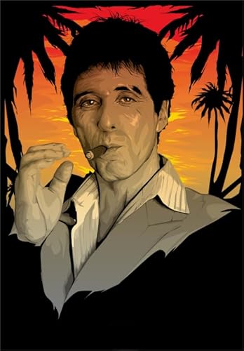 Puzzle 2000 Teile Retro Scarfaces Klassische Filmplakate für Erwachsene Familienspiele Lernspielzeug Xq526Zp 70x100CM Puzzle 2000 Teile Retro Scarfaces Klassische Filmplakate für Erwachsene Familienspiele Lernspielzeug Xq526Zp 70x100CM von KUTDE