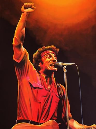 Puzzle 2000 Teile Sänger B.Springsteen Poster Puzzle für Erwachsene Familiendekompressionsspiele Gt616Zw 70x100CM von KUTDE