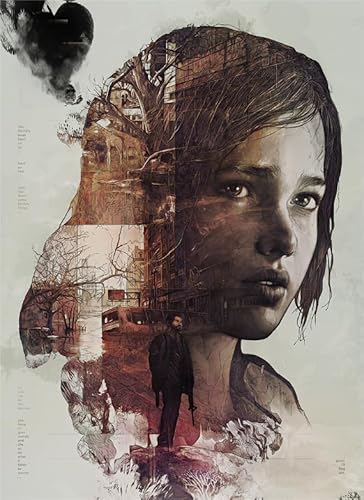Puzzle 2000 Teile The Last und Poster of Us Spiele Horrorposter für Erwachsene Familienspiele Lernspielzeug Vy230Nt 70x100CM von KUTDE