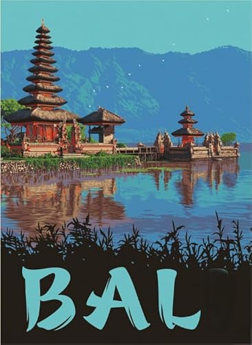Puzzle 2000 Teile Vintage Reisekunstplakate für Erwachsene und Familien, Dekompressionsspielzeug Qw137Zp 70x100CM von KUTDE