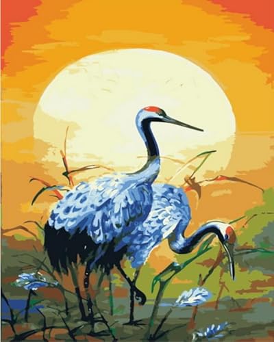 Puzzle 2000 Teile Zusammenbauen Bild Vögel Ölgemälde für Erwachsene Familienspiele Lernspielzeug Gt318Zw 70x100CM von KUTDE