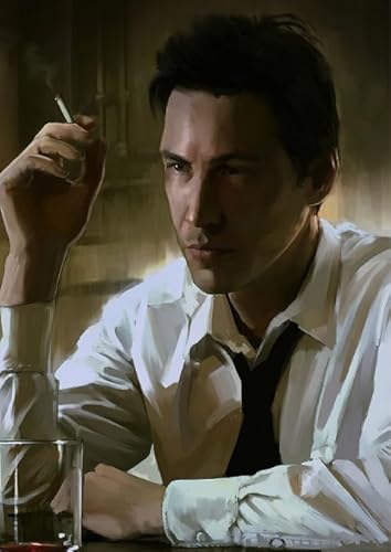 Puzzle 2000 Teilen Schauspieler Keanu.R Poster Puzzle für Erwachsene Familiendekompressionsspiele Gt193Zw 70x100CM von KUTDE