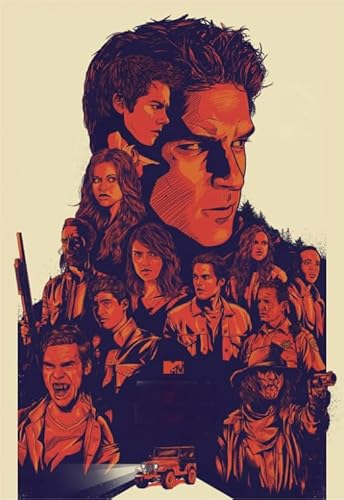 Puzzle 2000 Teilen Scott.McCall Klassisches Filmplakat für Erwachsene und Familien, Dekompressionsspielzeug, Gt330Zw, 70 x 100 cm von KUTDE