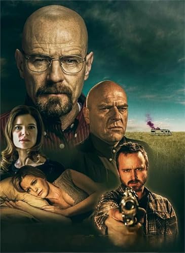 Qw684Zp 1000-teiliges Puzzle, klassischer Film „Breakings Bad“, Wandkunst-Poster für Spielzeug für Erwachsene, Dekompressionsspiel, 50 x 70 cm von KUTDE