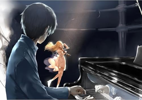 Qz330Yk 1000-teiliges Puzzle, japanische Animes, „Your Lie In April“, Wandkunst, Poster für Erwachsene, Spielzeug, Dekompressionsspiel, 50 x 70 cm Qz330Yk 1000-teiliges Puzzle, japanische Animes, „Your Lie In April“, Wandkunst, Poster für Erwachsene, Spielzeug, Dekompressionsspiel, 50 x 70 cm von KUTDE