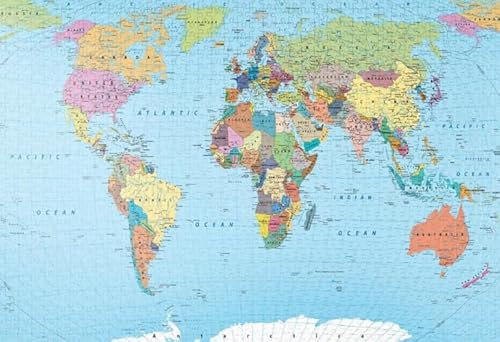 Qz581Yk 1000 Teile Weltkarte Poster Puzzle, lustiges Spiel, Spielzeug, Lernspiel für Erwachsene, 50 x 70 cm Qz581Yk 1000 Teile Weltkarte Poster Puzzle, lustiges Spiel, Spielzeug, Lernspiel für Erwachsene, 50 x 70 cm von KUTDE