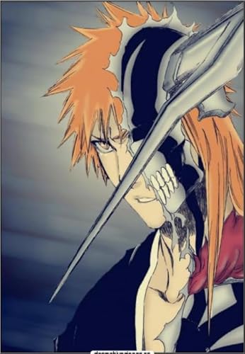 Qz825Yk 1000-teiliges Japanisches Anime-Puzzle mit Kurosaki-Postern, Lernspielzeug für Erwachsene, 50 x 70 cm von KUTDE