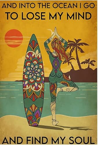Retro Yoga Puzzles 1000 Teile Poster Für Erwachsene Kinder Spiele Lernspielzeug Geschenk Kx211Zy 38x52CM von KUTDE