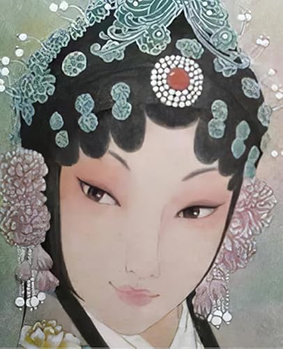 Xq549Zy 1000-teiliges Puzzle, chinesische Opern, Kunstposter, für die Familie, Stressabbau, Lernspielzeug, 50 x 70 cm von KUTDE