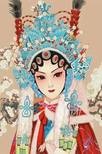 Xq551Zy 2000-teiliges Puzzle, chinesische Opern, Kunstposter, für die Familie, Stressabbau, Lernspielzeug, 70 x 100 cm von KUTDE