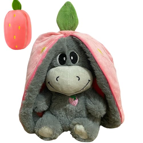 KUWUNG Schlafender Plüsch Esel, Atmendes Kuscheltier, Unsichtbarer Klettverschluss zum Einfachen Abnehmen und Waschen, Esel Spielzeug Stressabbau Stofftier Für Schlafende Kinder KUWUNG Schlafender Plüsch Esel, Atmendes Kuscheltier, Unsichtbarer Klettverschluss zum Einfachen Abnehmen und Waschen, Esel Spielzeug Stressabbau Stofftier Für Schlafende Kinder von KUWUNG
