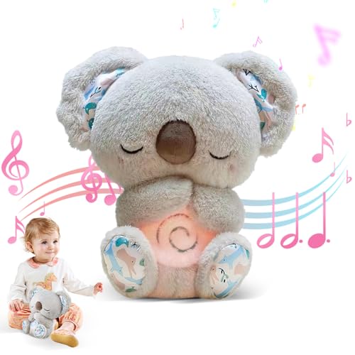 KUWUNG Schlummer Otter mit Herzschlag,Schlummer Koala Kuscheltier,Breathing Otter mit Musik, Lichtern und Atembewegung,Koala Bär zum Linderung Angstzuständen,Schlafotter zum Beruhigen Schlafs (Grau) KUWUNG Schlummer Otter mit Herzschlag,Schlummer Koala Kuscheltier,Breathing Otter mit Musik, Lichtern und Atembewegung,Koala Bär zum Linderung Angstzuständen,Schlafotter zum Beruhigen Schlafs (Grau) von KUWUNG