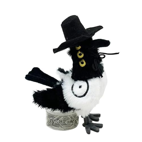 KUYCCSTRESI for Dämonenjäger Lila Tiger Plüsch Niedliches Und Schrulliges Waschbär-Plüschtier Halloween-Geburtstagsgeschenke Und Schreibtischdekor for Kinderspielzeug Und Plüschsammler(Black) von KUYCCSTRESI