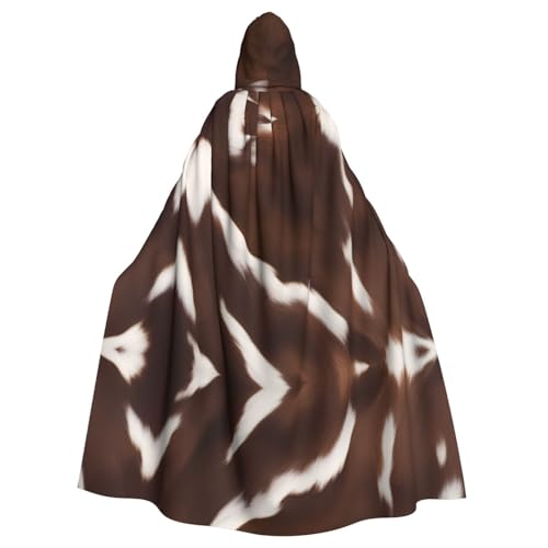 KVCBUYK Brauner Kapuzenumhang aus Rindsleder, für Halloween, Erwachsene, für Partys und Kostüme, mit Fliege und super großer Kapuze KVCBUYK Brauner Kapuzenumhang aus Rindsleder, für Halloween, Erwachsene, für Partys und Kostüme, mit Fliege und super großer Kapuze von KVCBUYK