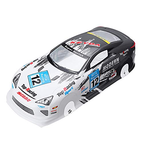 KVSERT 1/10 On-Road RC Autoschale 215 x 450 mm On-Road Drift Karosserie lackierte PVC-Schale für -A Fahrzeug RC Zubehör von KVSERT