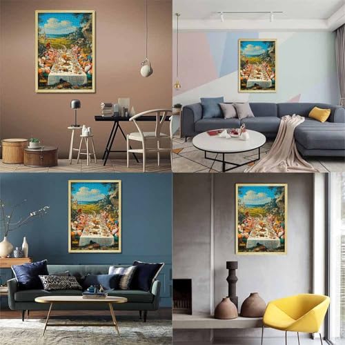 Campsites Puzzles 1000 Teile Schwer Puzzle Spielzeug Lernspiel Impossible Herausforderungsspielzeug Für Erwachsene Kinder 1000pcs (75x50cm) von KVZPQCVYU